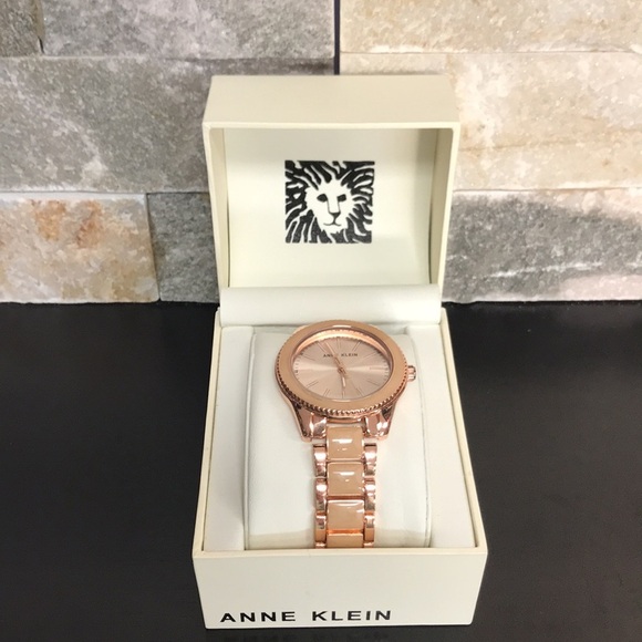 Anne Klein Elegant Rose Gold Ladies Watch - Picture 2 of 8